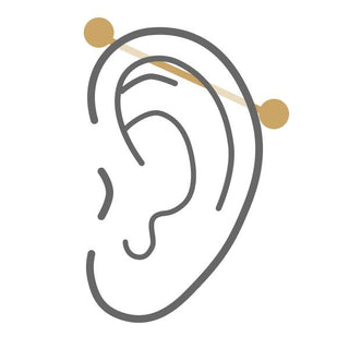 Industrial Barbell Piercing
