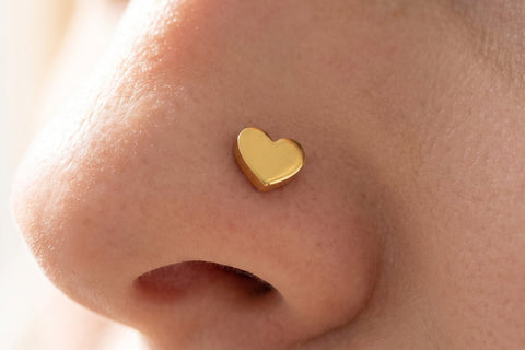 Piercing Naso Cuore