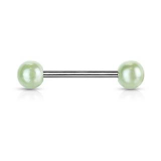 Barbell Sfera in acrilico perlato
