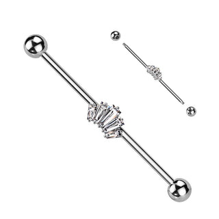 Barbell Industrial Corona in zirconio
