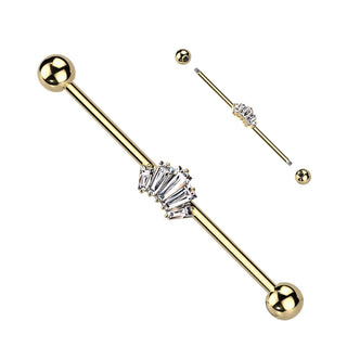 Barbell Industrial Corona in zirconio