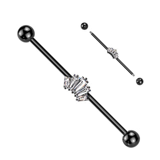 Barbell Industrial Corona in zirconio
