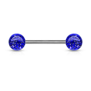Barbell Sfera brillante in acrilico