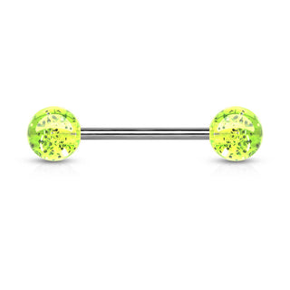 Barbell Sfera brillante in acrilico