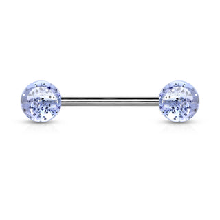 Barbell Sfera brillante in acrilico