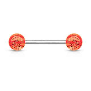 Barbell Sfera brillante in acrilico