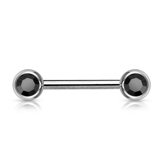 Piercing Capezzolo Zircone a rotondo