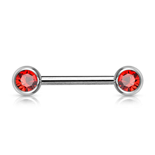 Piercing Capezzolo Zircone a rotondo