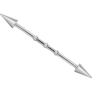 Barbell Industrial Argento dentellato
