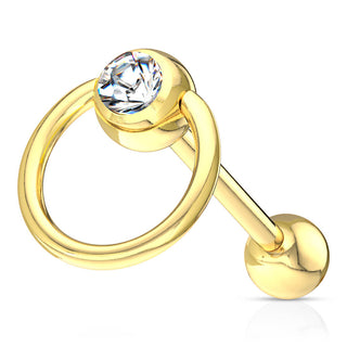 Barbell Lingua Anello da schiavo