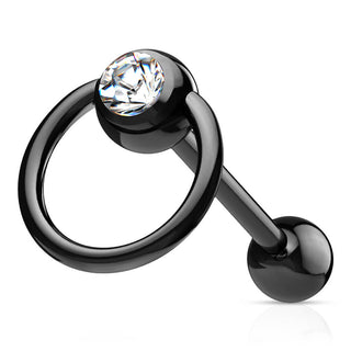 Barbell Lingua Anello da schiavo