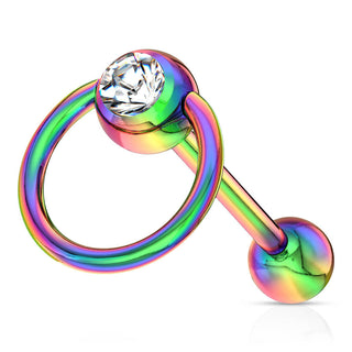 Barbell Lingua Anello da schiavo