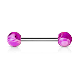 Barbell Sfera in marmo acrilico