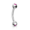 Argento/Fucsia rosa caldo