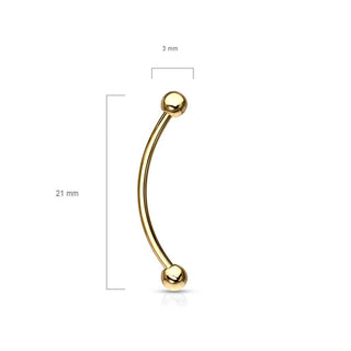 Barbell Curvo Sfera