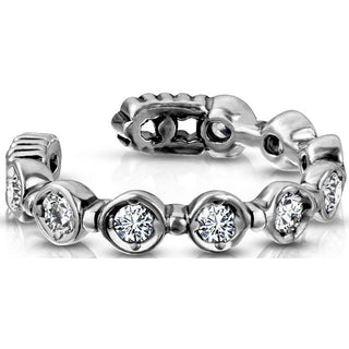 Earcuff Ear cuff 9 Zirconi Pieghevole
