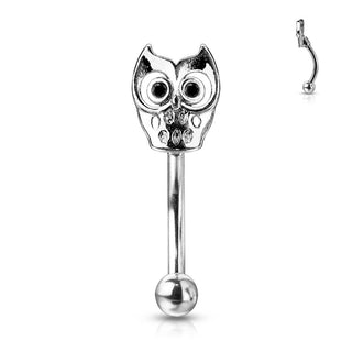 Piercing Sopracciglio Gufo