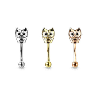 Piercing Sopracciglio Gufo