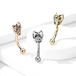 Piercing Sopracciglio Gufo