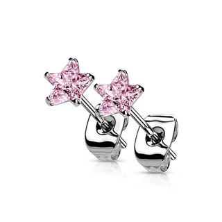 Argento 925 Argento con zircone a stella