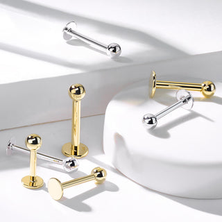 Oro 14 kt Labret Sfera