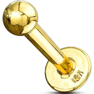 Oro 14 kt Labret Sfera
