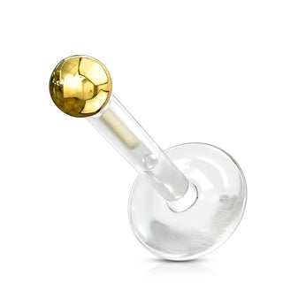 Oro 14 kt Labret Sfera