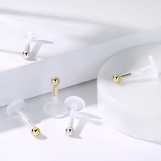 Oro 14 kt Labret Sfera