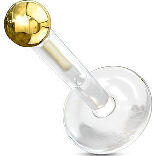 Oro 14 kt Labret Sfera