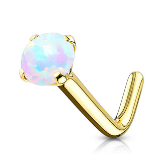 Oro 14 kt Nasale a L Opale