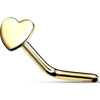 Oro 14 kt Nasale a L Cuore