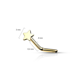 Oro 14 kt Nasale a L Stella