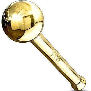Oro 14 kt Stud Nasale Sfera