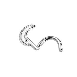 Oro 14 kt Screw Nasale Luna