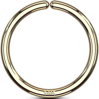 Oro 14 kt Anello Piercing Anello oro Pieghevole