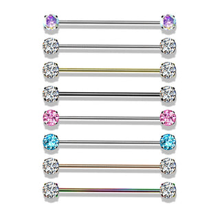 Barbell Industrial Zirconi Push-In