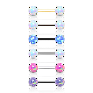 Piercing Capezzolo Opali Push-In