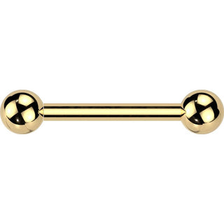 Titanio Barbell Una sfera fissa Push-In