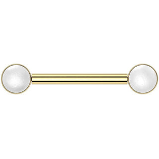 Titanio Piercing Capezzolo Perle Push-In
