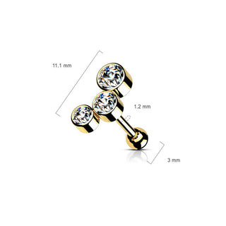 Barbell 3 Zirconi