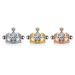 Earcuff Corona con zirconi