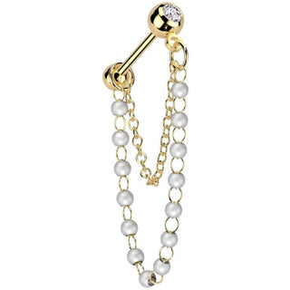 Barbell Perla catena pendente