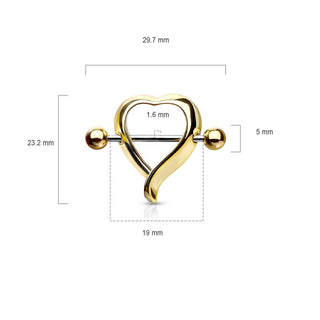 Piercing Capezzolo Cuore
