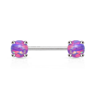 Piercing Capezzolo Opale e Argento