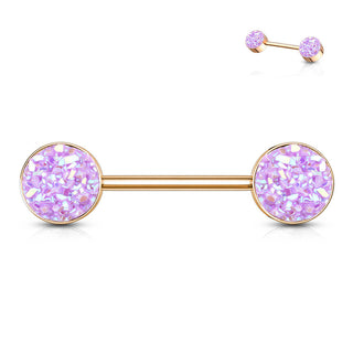 Piercing Capezzolo Pietra sintetica brillante