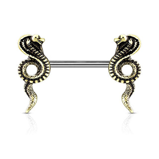 Piercing Capezzolo Cobra
