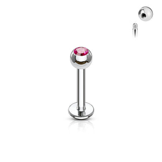 Labret Sfera con zircone