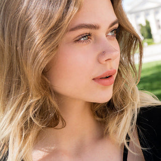 Stud Nasale Zircone a cuore