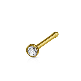 Stud Nasale Zircone rotondo