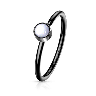 Anello Piercing Pietra sintetica brillante Pieghevole